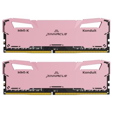 Imagem de Timetec Kit Pinnacle Konduit 32GB (2x16GB) DDR4 3200MHz PC4-25600 CL16-18-18-38 XMP2.0 Overclocking 1,35V compatível com AMD e Intel Desktop Gaming PC Memory Module RAM - Rosa