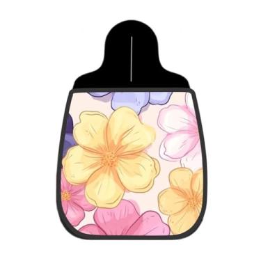 Imagem de Lixeira De Carro Organizador Lixinhocar Floral Pastel Suave