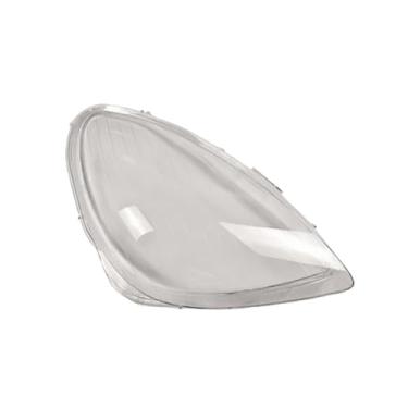 Imagem de Compatível com benz slk slk280 slk300 slk350 2004-2010 faróis lâmpada de vidro escudo farol lente capa abajur luzes transparentes sombra(Right)