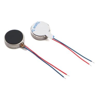 Imagem de JESSINIE 10 peças 3V 80mA 12000±3000rpm Mini motor de vibração CC com cabos para smartphone