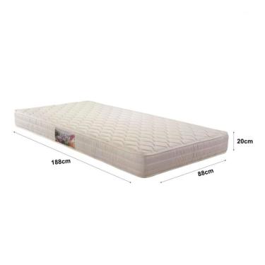 Imagem de Colchão Solteiro 20cmx88cmx188cm D60 Bd Frontier Herval Cinza