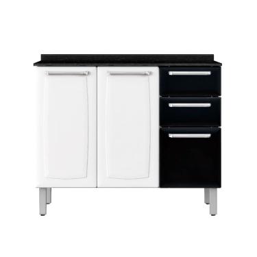 Imagem de Balcao Luce 3 Portas 2 Gavetas Tampo IG3G2-105 Itatiaia