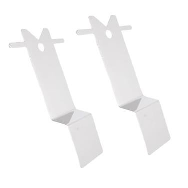 Imagem de AUNMAS Rack de Aço Inoxidável da Tampa do Fogão Lento de 2 Pces, Organizador Universal do Suporte da Tampa Potenciômetro Fogão Lento para a Organização Cozinha