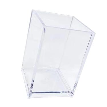 Imagem de Suporte para Canetas de Acrílico Organizador Mesa com Grande Capacidade Transparente Cosméticos Pincéis Maquiagem Lápis