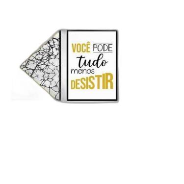 Imagem de Quadros Você Pode Tudo - Dourado Moldura Preta 24X18Cm 3Un