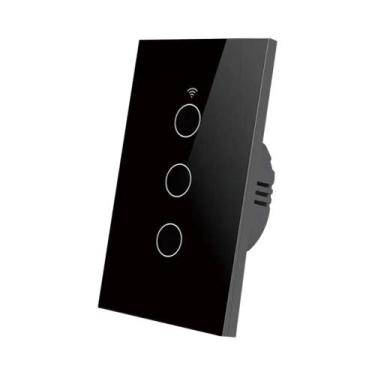 Imagem de Interruptor De Luz Inteligente WiFi Padrão Americano Alexa Google Home