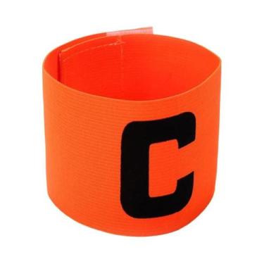 Imagem de Braçadeira De Capitão De Futebol Ajustável Com Listras Para Crianças E