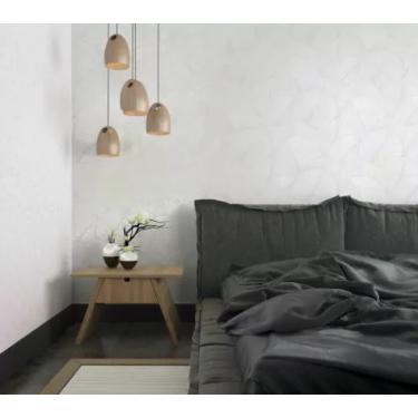 Imagem de Papel de Parede Sheilas Folhagem Branco 34507