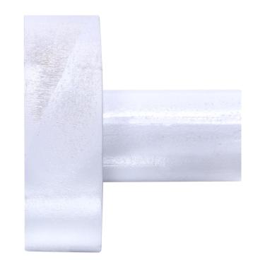 Imagem de Cabide Gancho Tramontina em Madeira Maciça com Acabamento em Pintura Branca 60 mm