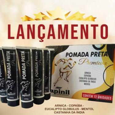 Imagem de Pomada eucalipto menthol e canfora preta 135g 1 unidade
