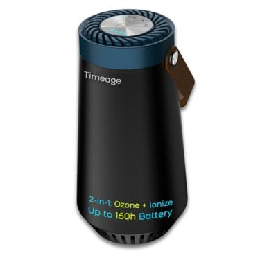 Imagem de Gerador de ozônio para carro - Limpe o odor de fumaça do carro, mau cheiro do banheiro; além de purificador de ar iônico para casa para purificar poeira, pólen - desodorizador portátil, escritório
