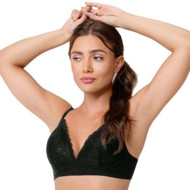 Imagem de Sutiã Triângulo com Renda Preto Zee Rucci, 46