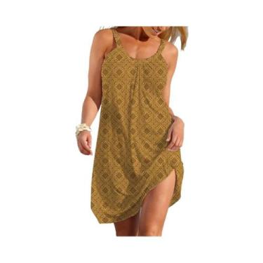 Imagem de Vestido Casual Elegante Tie Dye Para Mulheres, Vestido Solto Para Uso 