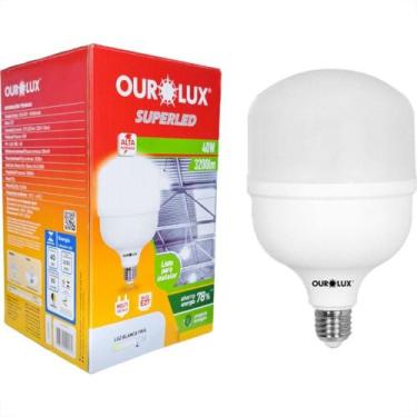 Imagem de Lampada Led Alta Potencia Ourolux 40W. 3.200Lm 6500K. E-27