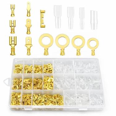 Imagem de Kit 1000 Conector Terminal Emenda Fio Automotivo Tipo Faston - CJFIX