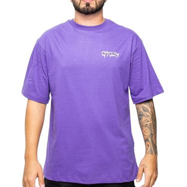 Imagem de Camiseta Oakley B1B Melted Metal SM26 Masculina-Masculino