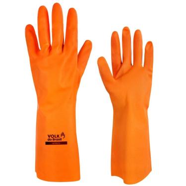 Imagem de Luva de Proteção Química Para Limpeza Nitrílica Sem Forro Volk
