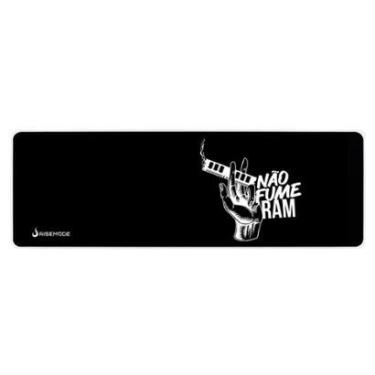 Imagem de Mousepad Gamer Rise Mode Speed, Não Fume Ram, Estendido (900x300mm), Borda Costurada - RG-MP-06-NFR-Unissex