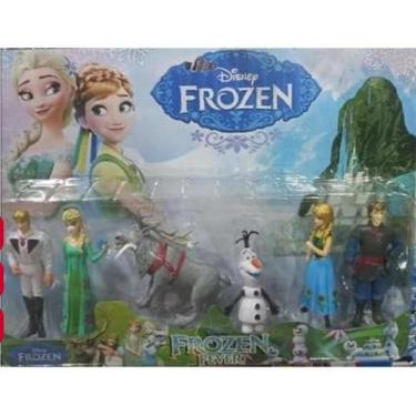 Imagem de Brinquedo Infantil Kit Personagens do Mundo da Frozen - Disney