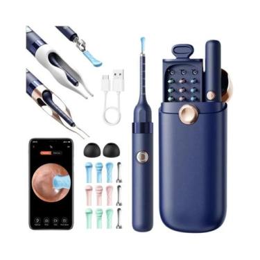 Imagem de Kit De Remoção De Cera De Ouvido À Prova d'Água Com Câmera E Pinça Vis