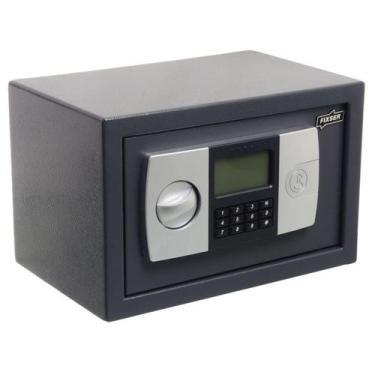 Imagem de Cofre Digital com Visor Lcd Cd200 Cinza 31x20x20cm - Fixser