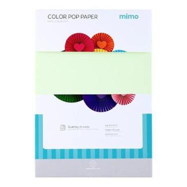 Imagem de Papel Color Pop Verde Candy Mimo - A4 - 180 gr - 25 unds