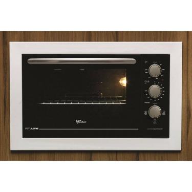 Imagem de Forno Eletrico Fischer FIT Line Embutir 48L Frontal Branco 220v Branco