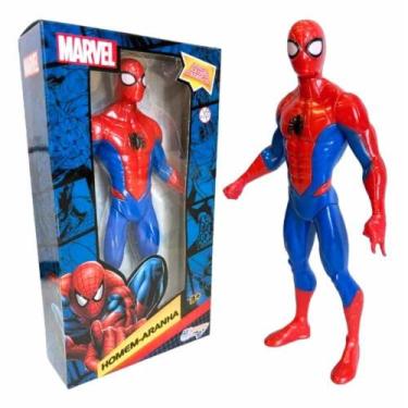 Imagem de Boneco Homem Aranha Grande 22cm - Brinquedo Spider Man - Marvel All Se
