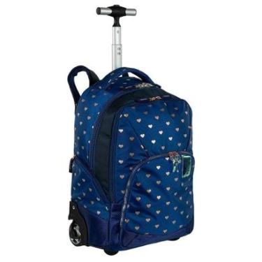 Imagem de Mochila de Rodinhas Sestini Capricho 2 Compar Wishes Azul-Unissex