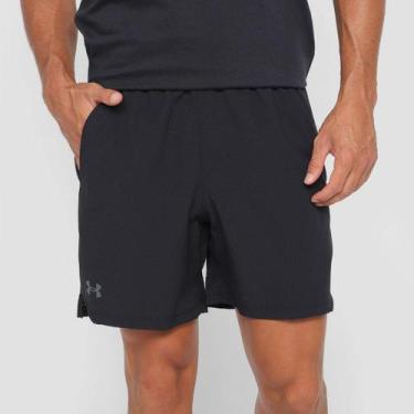 Imagem de Bermuda Under Armour Vanish Woven 6 Masculina, Cinza, Preto, P