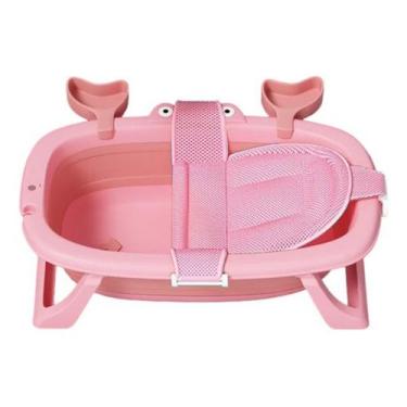 Imagem de Banheira Infantil Vitoriana Com Rede De Segurança Para Banho Facil - T