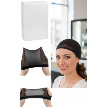 Imagem de Touca Alisa Cabelo E Peruca  Kit 2 Unidades Cor Preta - Congratulation