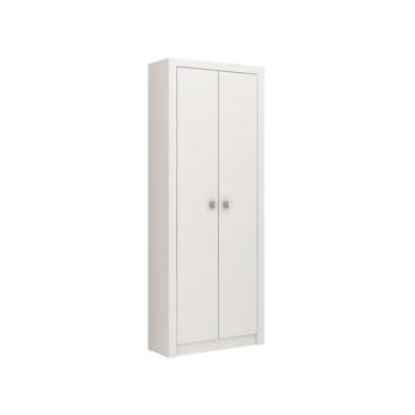 Imagem de Armário Multiuso 2 Portas 4 Prateleiras Tecno Mobili - Branco, Branco