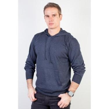 Imagem de Blusa masculina moletinho com capuz 90153-Masculino