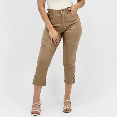 Imagem de Calça Specific Jeans Capri em Sarja Feminina-Feminino