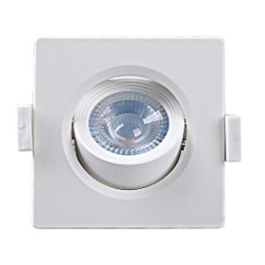 Imagem de Luminária Spot LED Taschibra Alltop Quadrado 5W, Branco 6500K