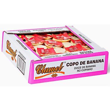 Imagem de Doce Clamel Copo Banana Caixa com 50 unidades