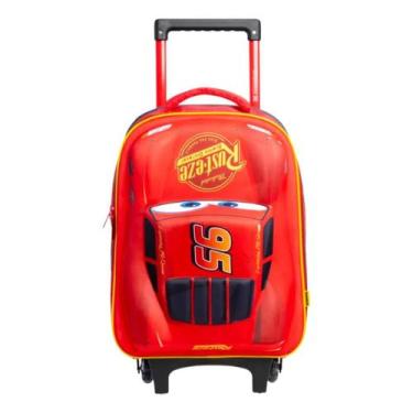 Imagem de Mala Escolar Infantil Com Rodinhas Carros Disney - xeryus