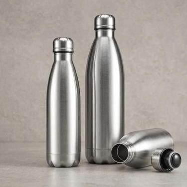 Imagem de Vittak Garrafa Térmica Inox 500ml e 1L Dupla Camada Squeeze para Acade