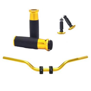 Imagem de Kit Manopla Peso Guidão Naked Factor Cb650F Cb300 Hornet Xj6 - Stark R