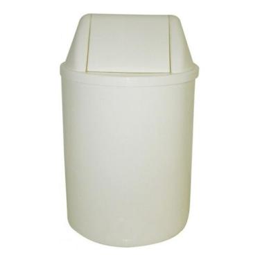 Imagem de Lixeira Plástica Com Tampa Vai-vem 12 Litros - Higipack