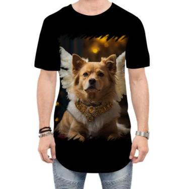 Imagem de Camiseta Longline Anjo Canino Cão Angelical 6 - Kasubeck Store®, G