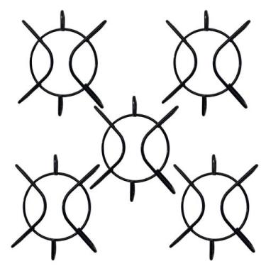 Imagem de 5 Grades Trempe Esmaltada De Aramado P/ Fogão Cooktop Suggar