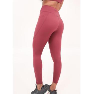 Imagem de Calça Legging Feminina Journey Monttês Cós Alto Com Bolso, Ferrugem, M