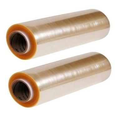 Imagem de Kit 2 Rolo Bobina Papel Filme Pvc 60cmx300m Guarufilme Refil - Higipac