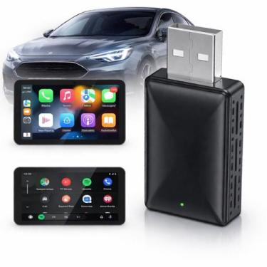 Imagem de CarPlay sem fio carro transmissão tela celular envio rápido disponível