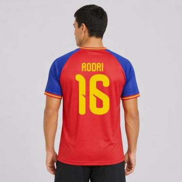 Imagem de Camisa Espanha La Roja 16 Rodri - Balboa, G