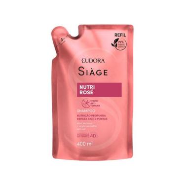 Imagem de Refil Shampoo Eudora Siàge Nutri Rosé 400ml, 400ml
