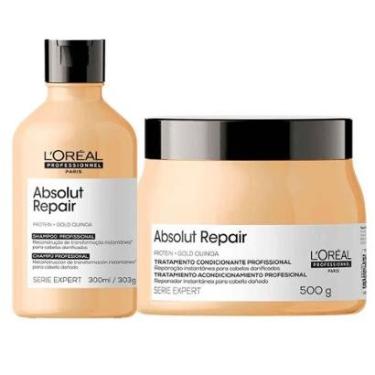 Imagem de L'Oréal Professionnel Absolut Repair Kit Shampoo + Máscara Kit-Unissex