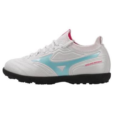 Imagem de Chuteira Society Mizuno Regent AS Junior 35 Branco-Masculino